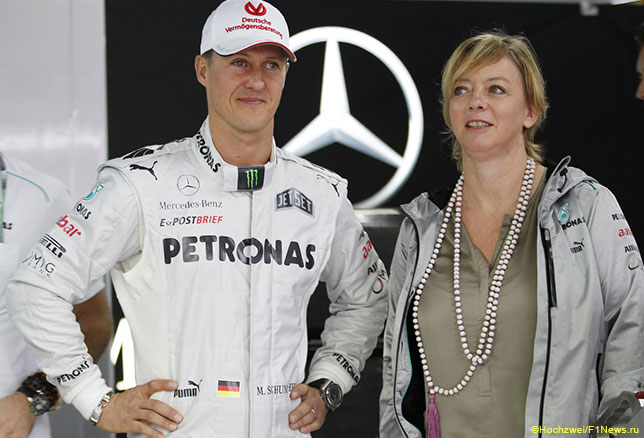 Михаэь Шумахер и Сабине Кем, Гран При Бразилии 2012 года