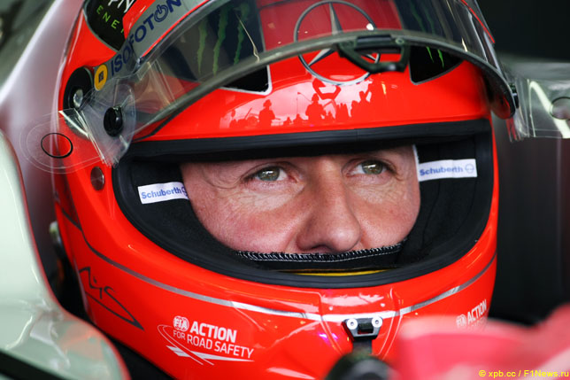 Михаэль Шумахер, 2012 год