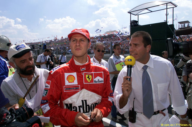 Михаэль Шумахер на Гран При Венгрии, 2000 год