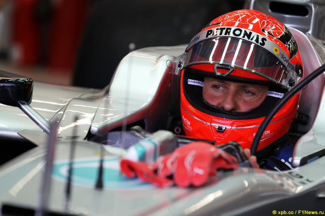 Михаэль Шумахер, 2012 год