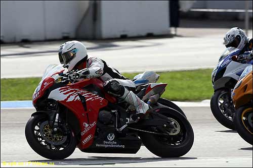 Михаэль Шумахер на трассе в Хоккенхайме