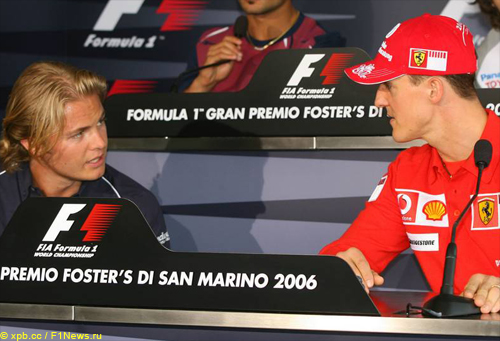 Нико Росберг и Михаэль Шумахер