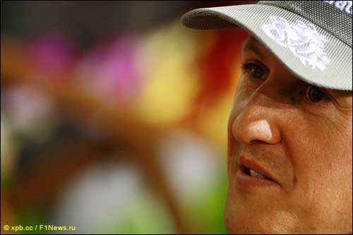 Михаэль Шумахер в Сингапуре