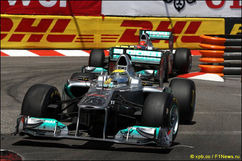 Нико Росберг и Михаэль Шумахер