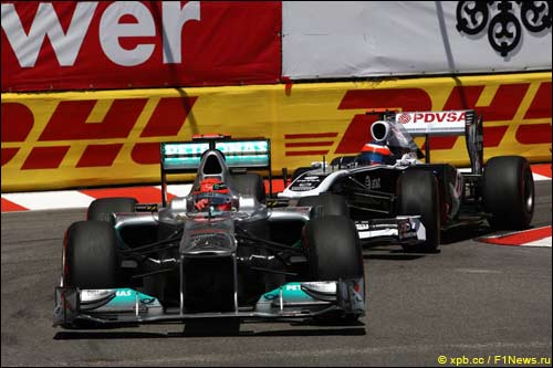 Михаэль Шумахер и Рубенс Баррикелло