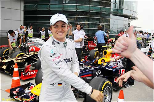 Нико Росберг - герой квалификации в Шанхае