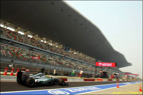 Нико Росберг на Гран При Индии