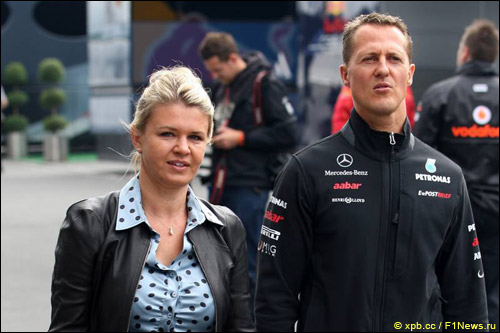 Коринна и Михаэль Шумахеры