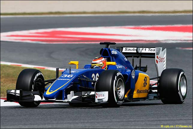 Рафаэле Марчьелло за рулём Sauber