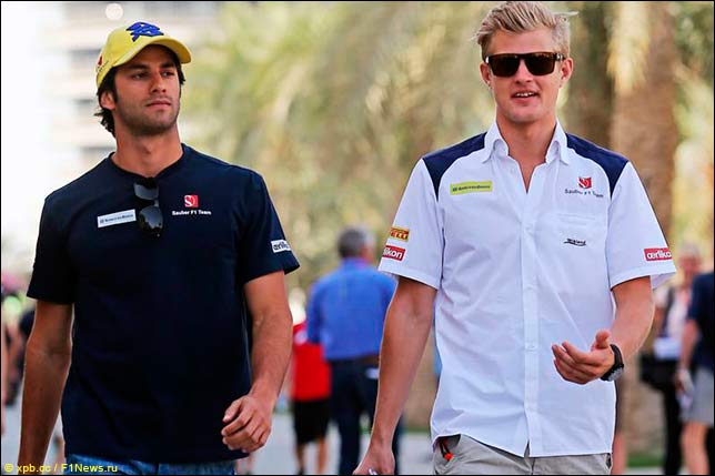 Фелипе Наср и Маркус Эриксон