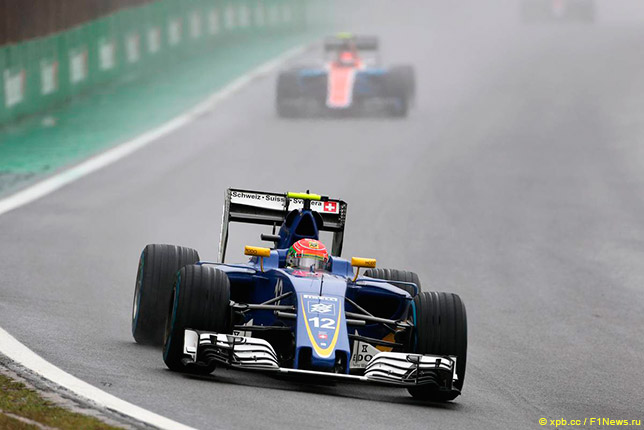 Фелипе Наср на трассе в Бразилии