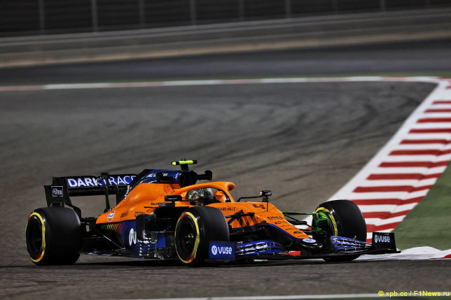 Тесты в Бахрейне. Ландо Норрис