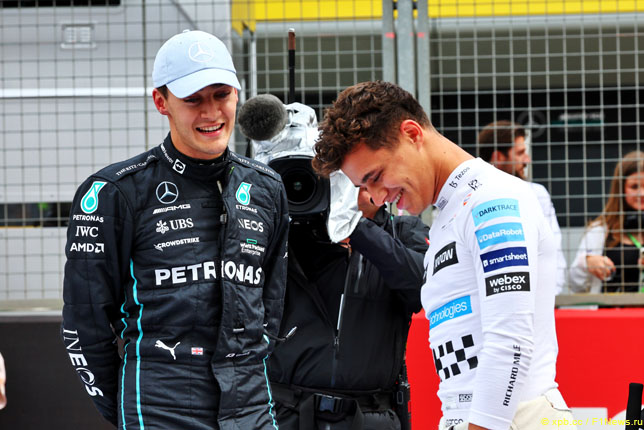 Джордж Расселл и Ландо Норрис