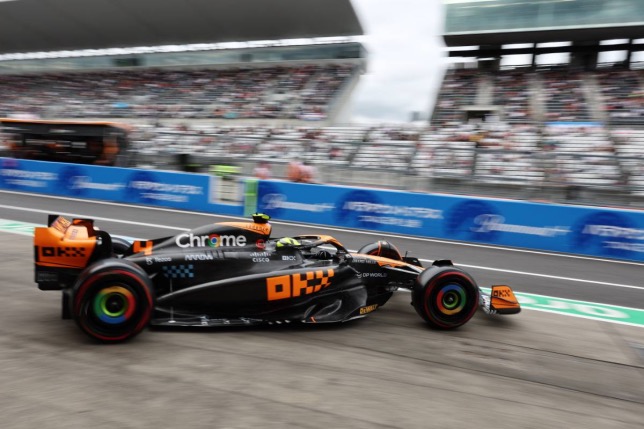 Ландо Норрис на трассе в Сузуке, фото XPB