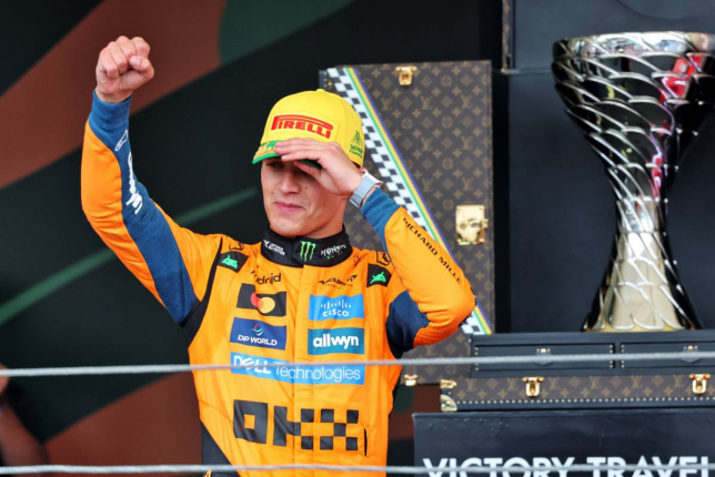 Ландо Норрис – победитель Гран При Сан-Паулу, фото XPB