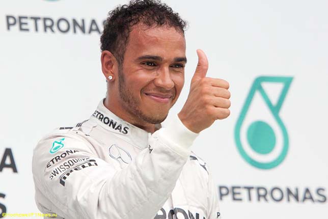 Льюис Хэмилтон - победитель Гран При Малайзии 2014 года