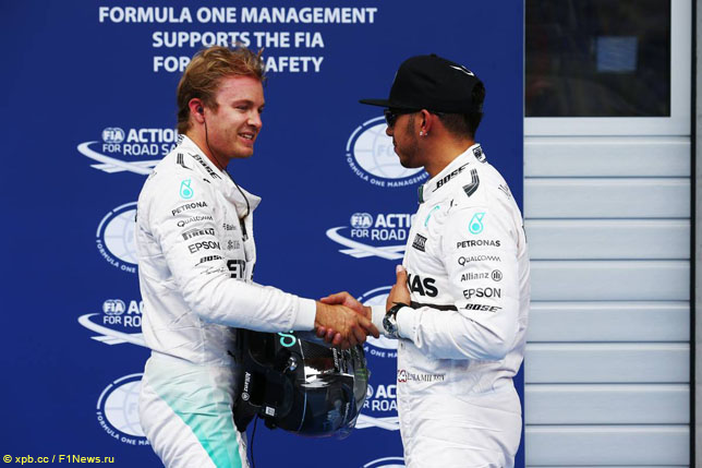 Нико Росберг и Льюис Хэмилтон