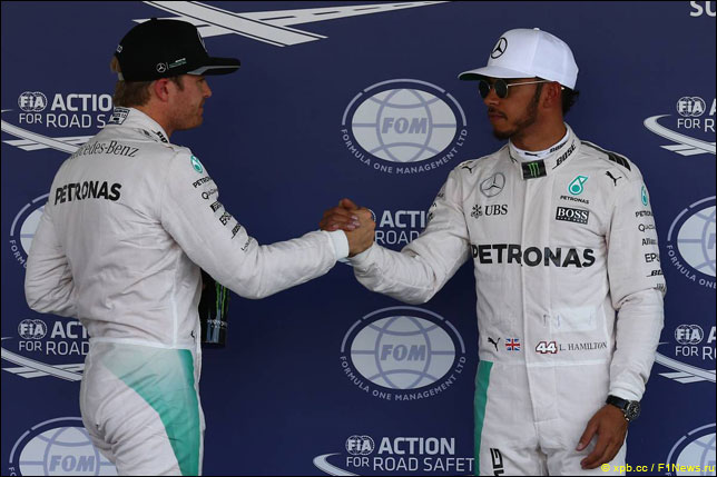 Нико Росберг и Льюис Хэмилтон