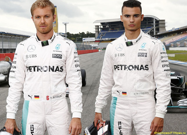 Нико Росберг и Паскаль Верляйн