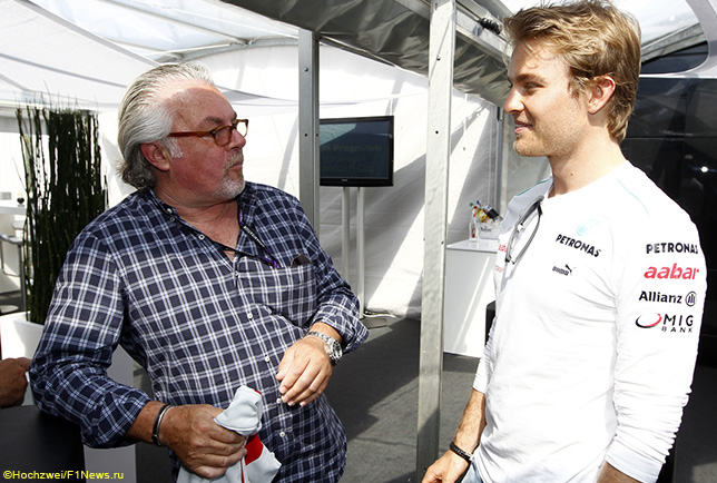 Кеке Росберг, чемпион мира 1982 года, и его сын Нико, выигравший титул в 2016-м