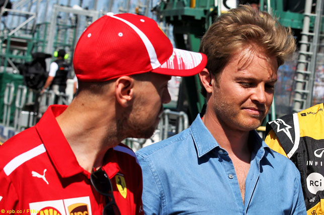 Себастьян Феттель и Нико Росберг