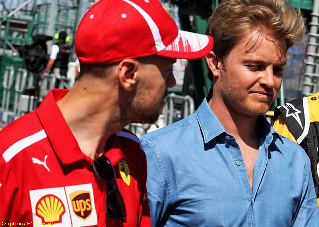 Себастьян Феттель и Нико Росберг