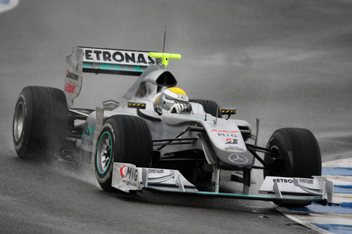 Нико Росберг на тестах в Хересе