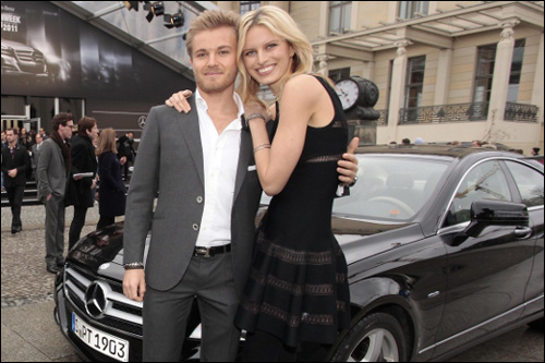 Нико Росберг и Каролина Куркова