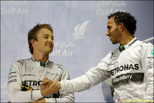 Нико Росберг и Льюис Хэмилтон