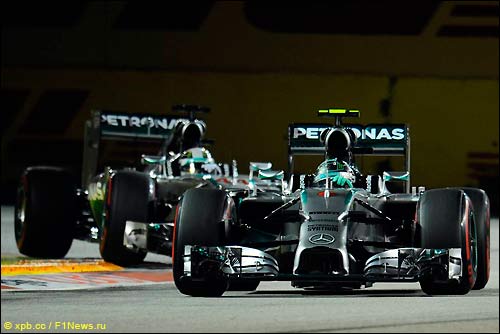 Нико Росберг и Льюис Хэмилтон