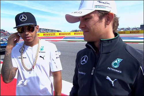 Льюис Хэмилтон и Нико Росберг