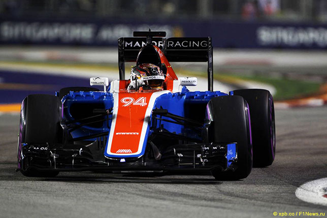 Паскаль Верляйн на трассе в Сингапуре