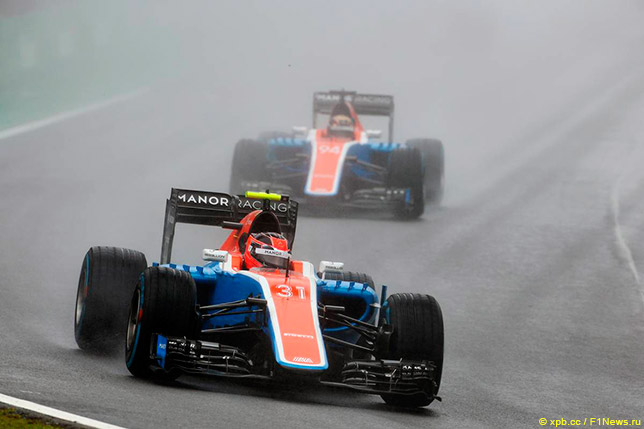 Пилоты Manor на Гран При Бразилии