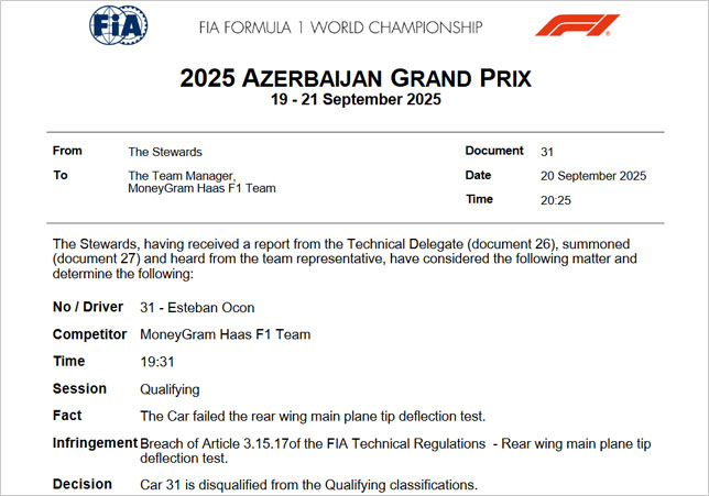 Документ FIA