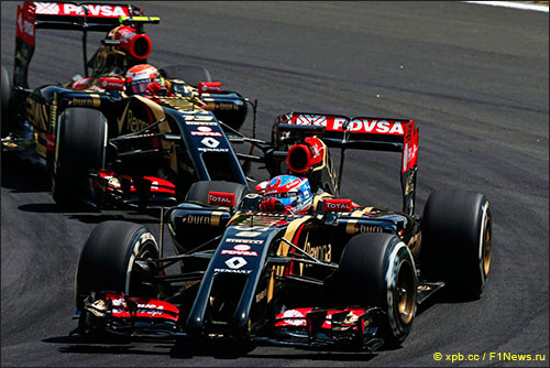 Роман Грожан и Пастор Мальдонадо