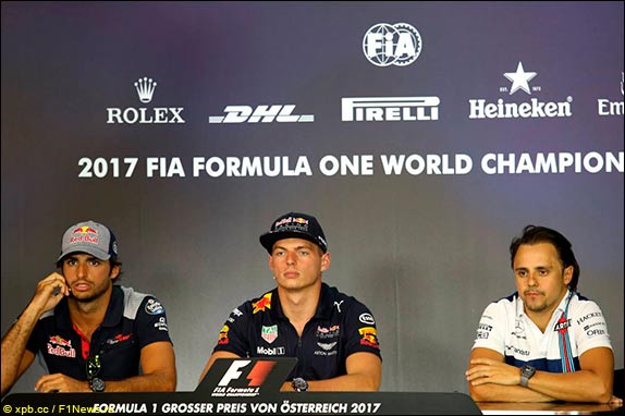 Вторая пресс-конференция с гонщиками в четверг