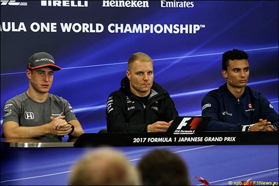 Вторая пресс-конференция с гонщиками в четверг...