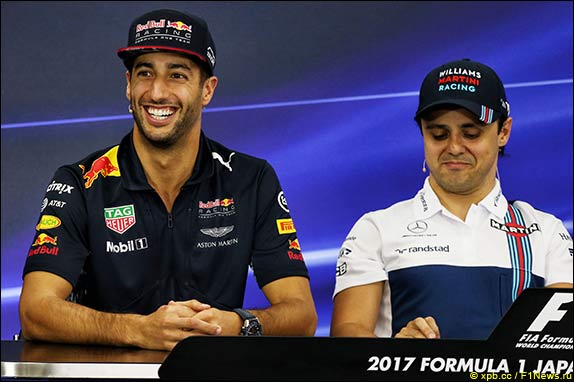 Даниэль Риккардо и Фелипе Масса