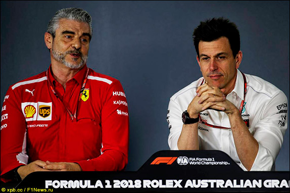 Маурицио Арривабене и Тото Вольфф