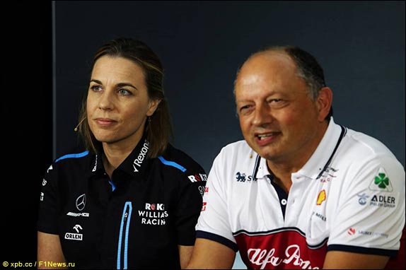 Клэр Уильямс и Фредерик Вассёр