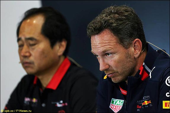 Тойохару Танабе и Кристиан Хорнер