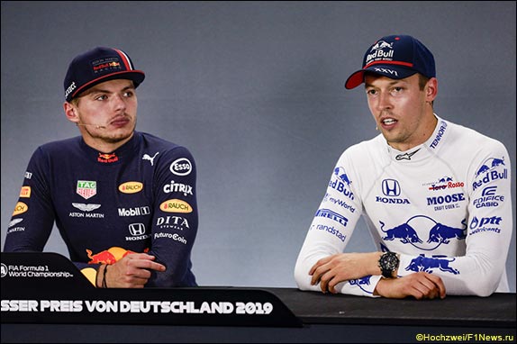 Макс Ферстаппен и Даниил Квят