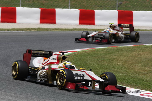 Гран При Испании. Педро де ла Роса и Нараин Картикеян