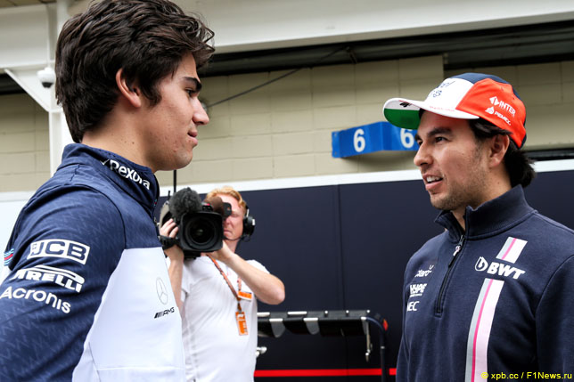 Лэнс Стролл и Серхио Перес