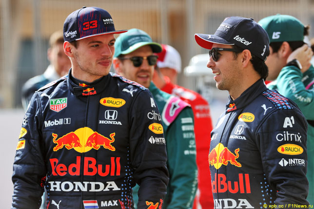 Макс Ферстаппен и Серхио Перес