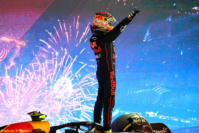 Серхио Перес, победитель Гран При Сингапура