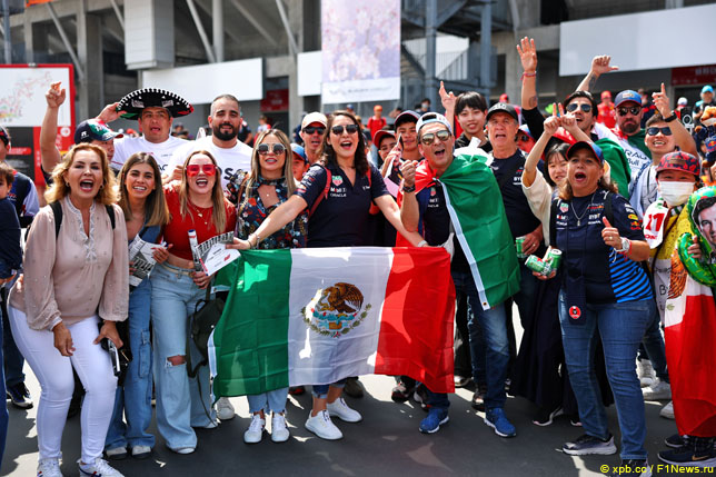 Болельщики Серхио Переса