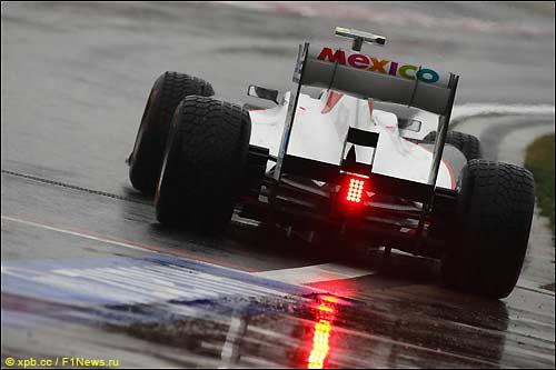 Серхио Перес на корейской трассе