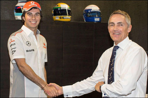 Серхио Перес и Мартин Уитмарш