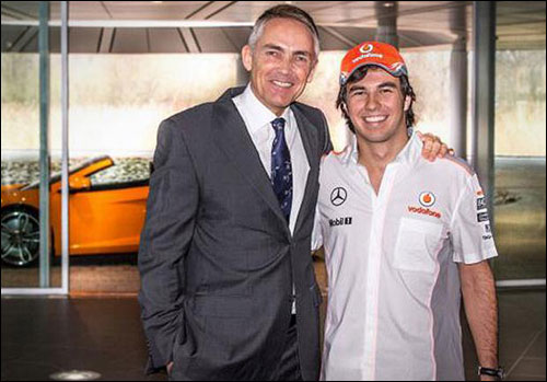 Мартин Уитмарш с Серхио Пересом